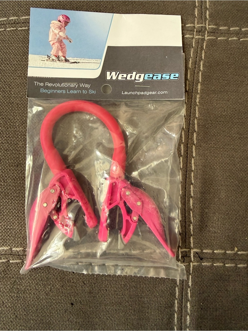 Pink Kids Ski Training Clips -